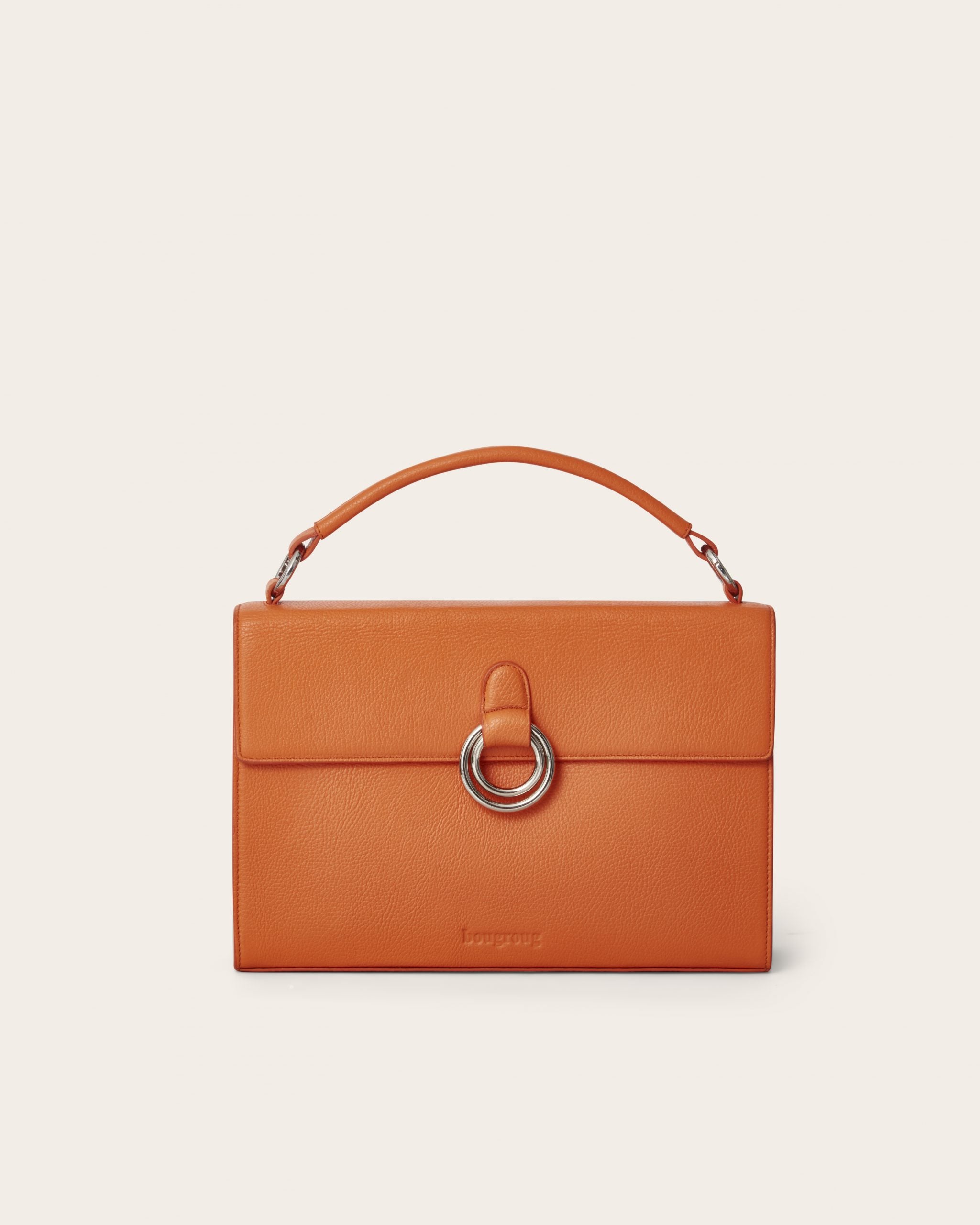 Casablanca Crossbody Leather Bag / Orange – Bougroug