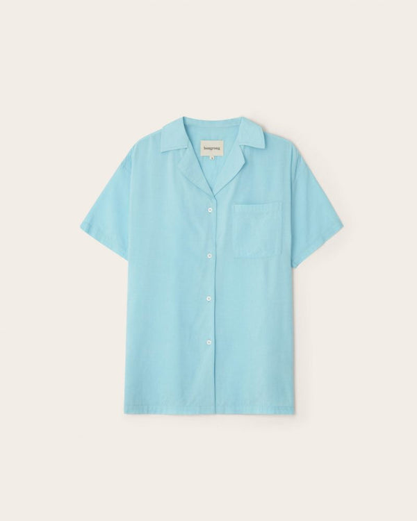 Resort Short Sleeve Shirt / Turquoise